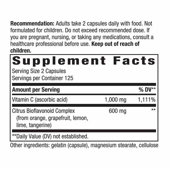 Vitamin C with Bioflavonoids, NWA